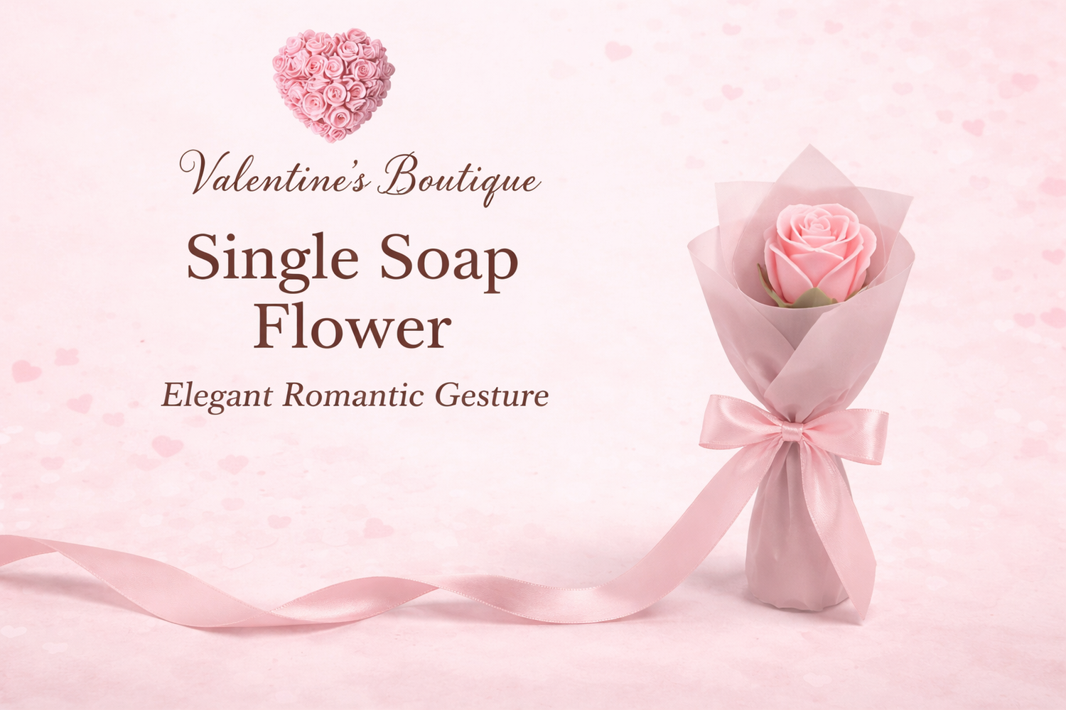 Single Soap Flower – Elegant Romantic Gesture