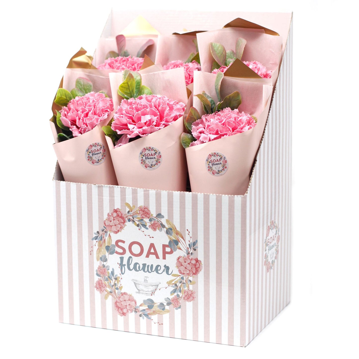 Large Carnation Soap Flower – Bold Beauty for Romantic Occasions