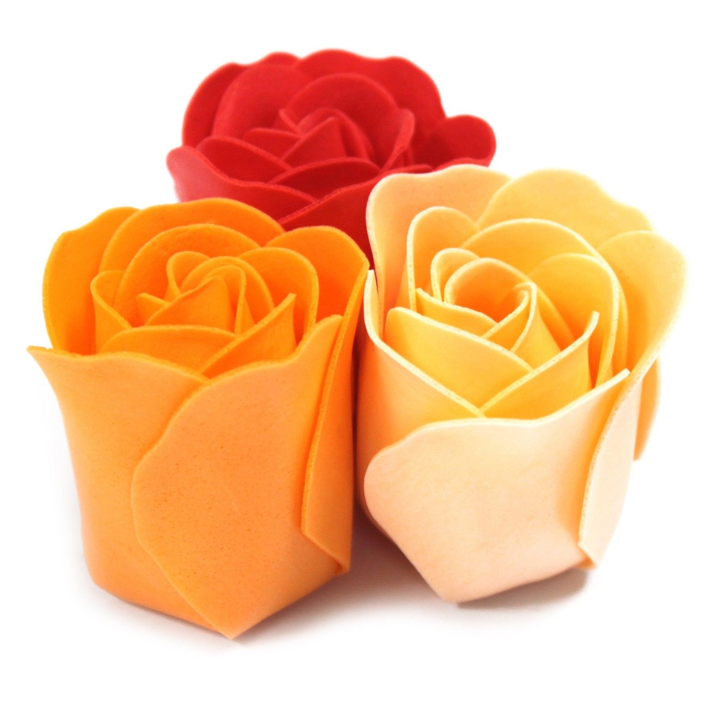 Gift Box of 9 Peach Rose Soap Flowers – Warmth for Every Occasion