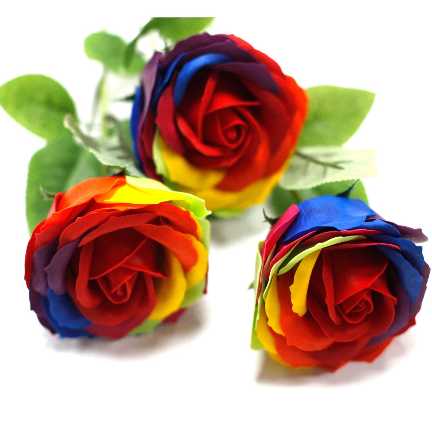 Luxury Soap Flower Bouquet – Rainbow Roses Romantic Gift