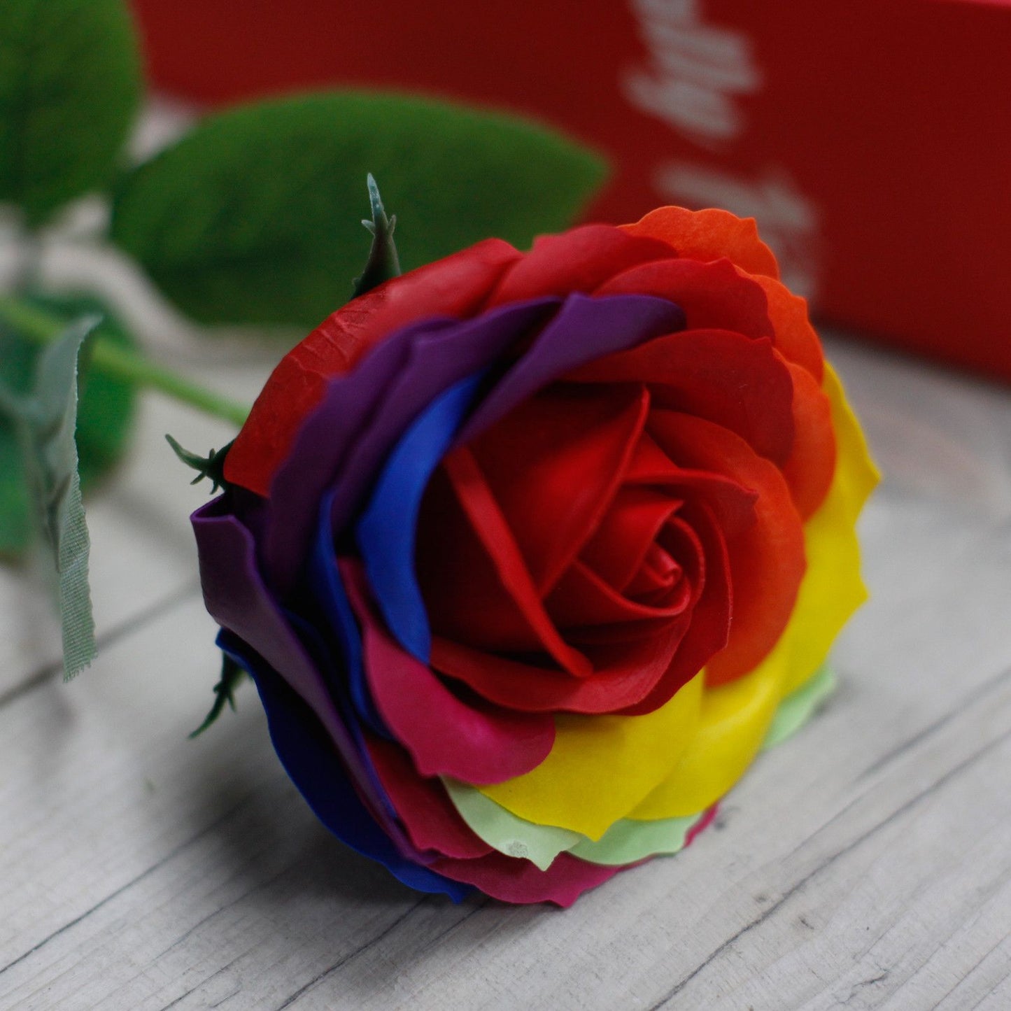 Rainbow Luxury Soap Flower – Celebrate Every Color of Love