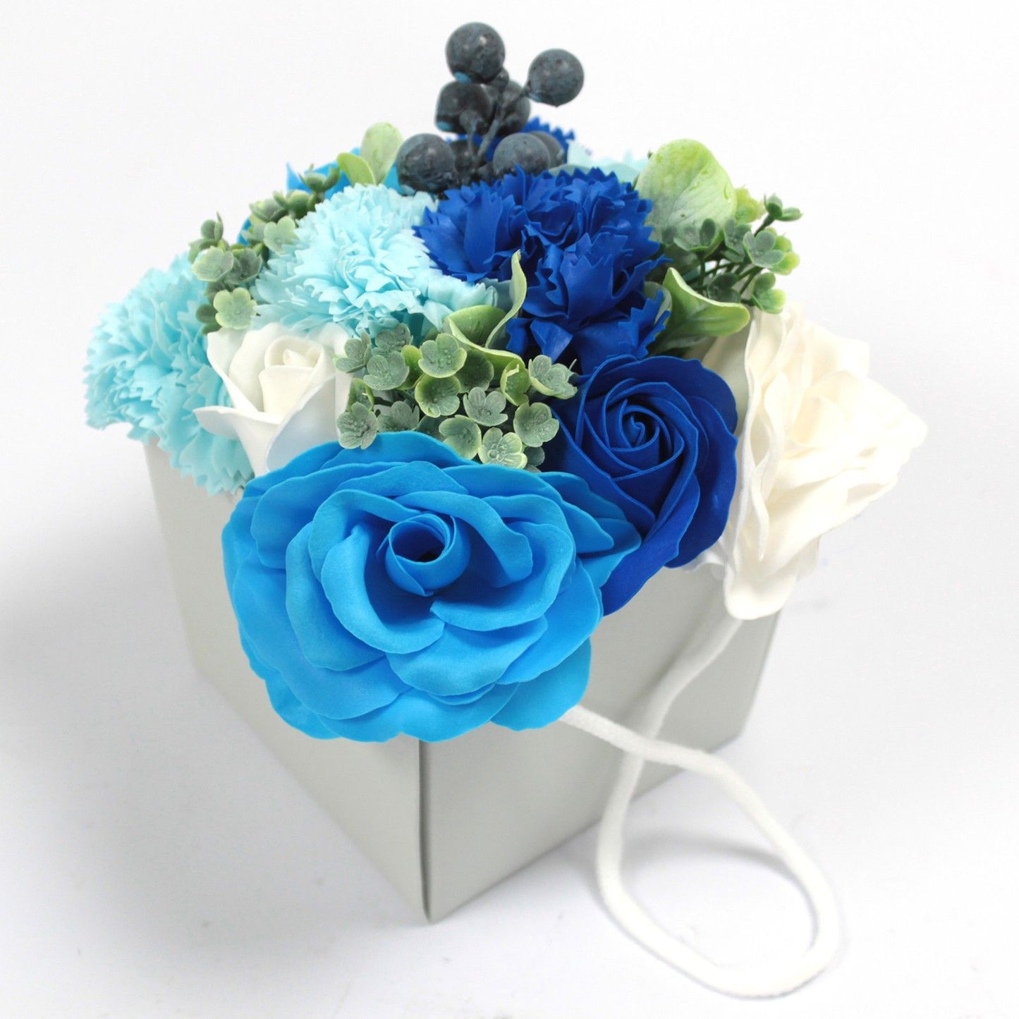 Soap Flower Bouquet – Pink Rose & Carnation | Valentine’s Boutique