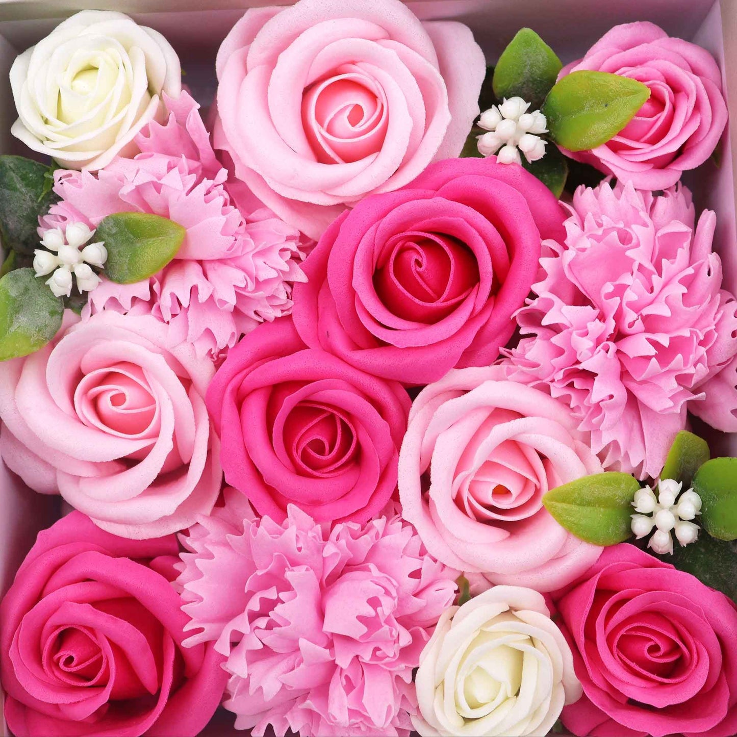 Square Box – Baby Blessings Pink Roses Sweet Celebration Gift