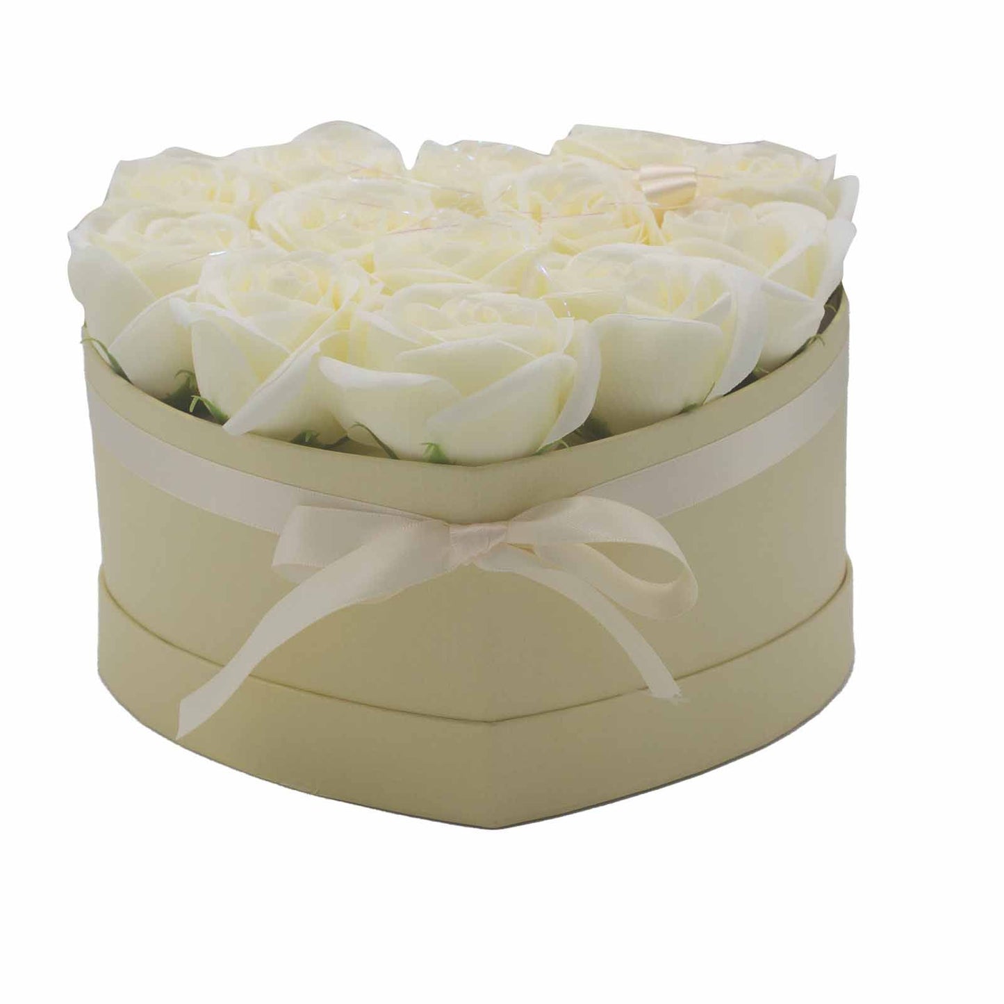 Cream Rose Soap Flower Gift – 13 Blooms to Say "I Adore You"