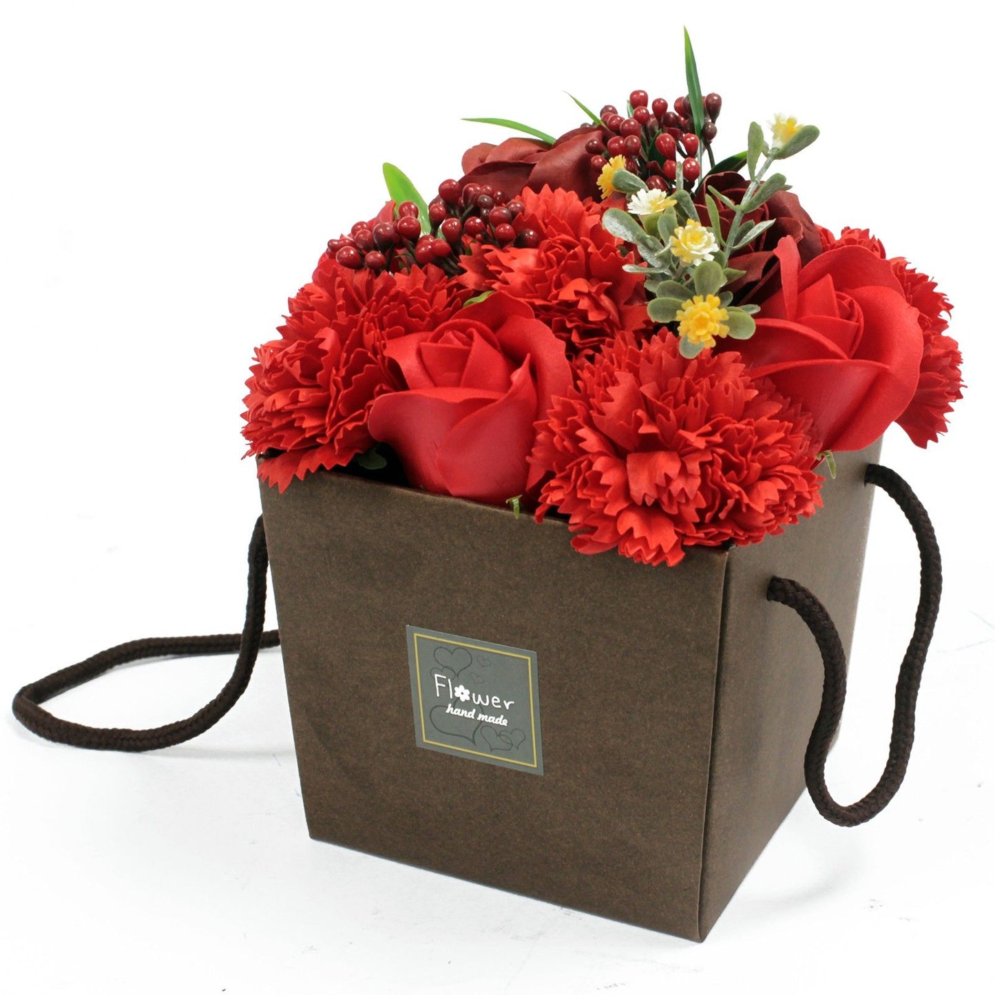 Soap Flower Bouquet – Blue Wedding Flowers | Valentine’s Boutique
