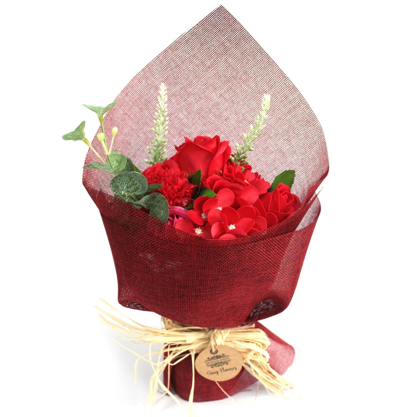 Standing Soap Flower Bouquet – Red Roses Classic Valentine Gift