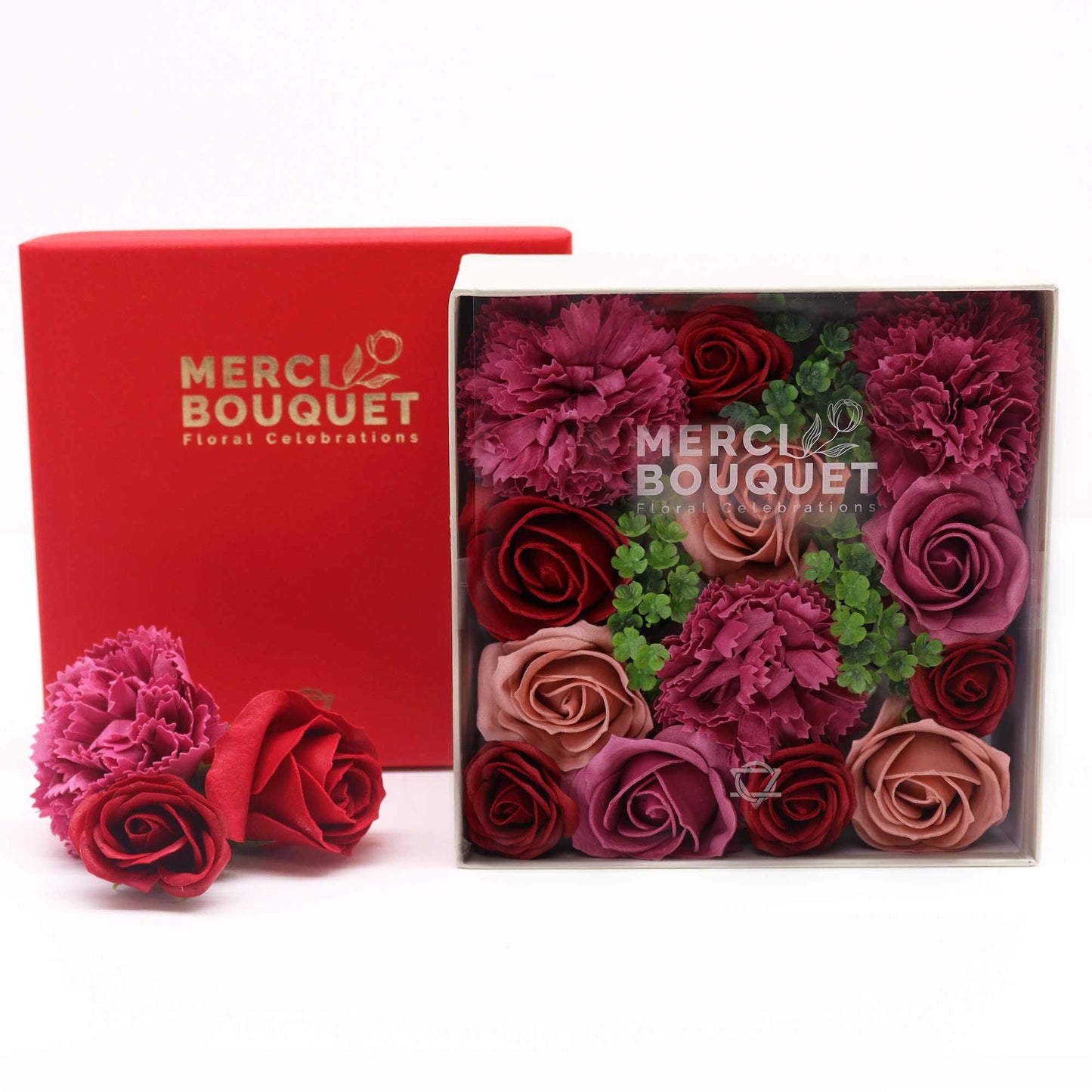 Square Box – Vintage Roses Elegant Valentine Gift Box