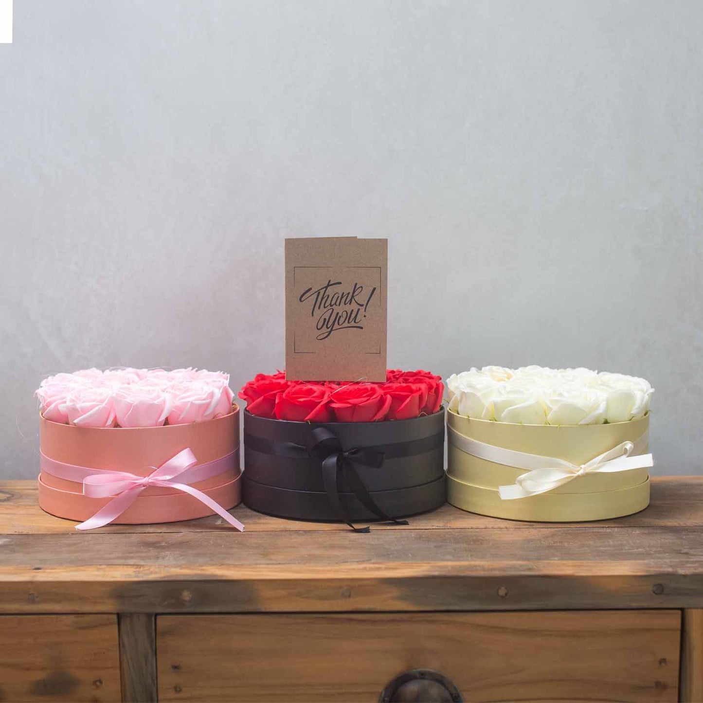 Soap Flower Gift Bouquet – 9 Pink Roses Sweet Love Gift (Square Box)